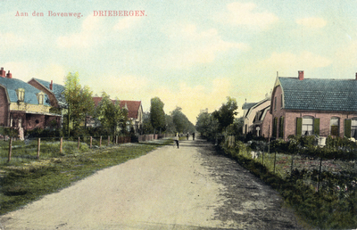 9833 Gezicht op de Arnhemsebovenweg te Driebergen uit het noordwesten. N.B. De gemeenten Driebergen en Rijsenburg zijn ...